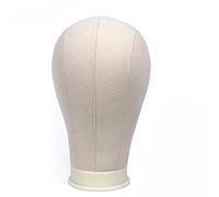 Mannequin Head Wig Making Display Training Hair Styling Drying Canvas Block Cork Professional Salon 23inch