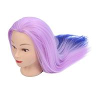Mannequin Head with Heat- Synthetic Hair for Braiding Cutting Styling Practice - Ideal for Beauty Schools Salons and Trainers