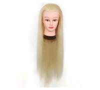Mannequin Heads With Synthetic Hair For Hair Training Styling Hairdresser Dummy Doll Head For Practice Hairstyles Stand