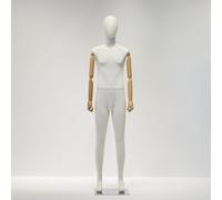 Mannequin Torso Dress Form, Headless Tailors Dummy Torso With Brushed Metal Base And Arms Manikin Bracket for Clothing Display sewing,male model D