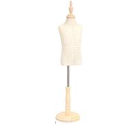 Mannequin Torso Mannequin Dress Form Torso Child Tailors Mannequin Tailors Bust Dressmakers Display Height Adjustable Suitable for 2-7 Years Old Children Clothing Display Stand