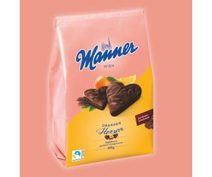 Manner Orange Hearts 300g