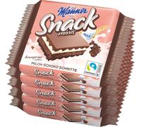 Manner Snack Mini Milk Chocolate 5 pieces x 25g