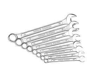 Mannesmann 8-19mm Combination Wrench Set/CV/TÜV/GS Approved