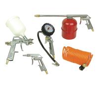 Mannesmann Air Compressor Accessory Kit 5 Pcs. Set Max. 12 Bar Spray Gun GS TUV