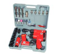 Mannesmann Air Tools Set 33pc Wrench / Ratchet / Grinder / Hammer / 1/2" 1/4"