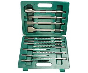 Mannesmann M12588 SDS-Plus Drill Bit and Chisel Set 13 Pieces