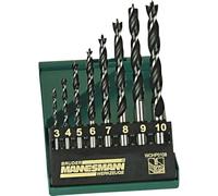 Mannesmann Professional Wood Drill Set in Plastic Box (8 Pieces)