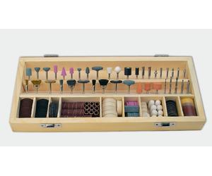 Mannesmann Rotary Mini Drill Accessory Set 200 pcs <> 3.2mm Shank VPA, GS TUV