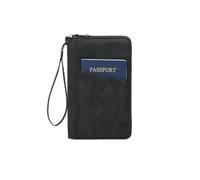 Mannicix Passport Bag, Travel Document Bag with RFID Blocker for Flight, Passport Organiser, Passport Holder for Men and Women for Travel Documents, ID Pocket, Credit Card Protective Case