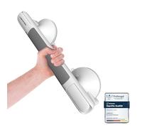 Mannicix Shower Grab Rails, Suction Cup Grab Bars for Bathtubs and Bathroom, 33 CM Hand Rails for Elderly for Elderly, Senior, Disabled, Strong Bathtub Shower Handles, No Drilling, Disability Aids