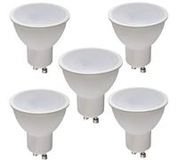 Manningham 5X GU10 LED Light Bulbs 7W 470LM Cool White 6500K Track Spotlight Bulb AC 220V 240V Equivalent for 60W Halogen Lamp 120° Beam Angle 5 Packs Non Dimmable
