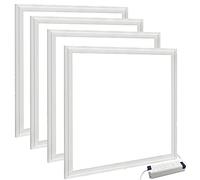 Manningham Lighting 6X 48W Square Easy Fit Commercial Ultra Slim Recessed LED Panel 600 x 600mm Daylight Include High Efficiency IC Driver