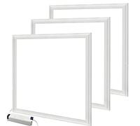 Manningham Lighting LED Panel Ceiling Light - Pack of 6 Square Led Panel Lights 600x600 - Recessed or Suspended 48W Led Light Panel Cool White 6000k - Ideal for Home, Office, and Shop