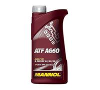 MANNOL 1 Litre AG60 Automatic Transmission Fluid AISIN WARNER AW-2 All Season Synthetic