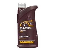 Mannol 1 Litre Basic Plus 75W-90 Gear Oil API GL 4+ All Season Universal Fully Synthetic