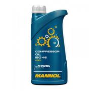 Mannol 1 Litre Compressor Oil 2901 ISO 46 Highly Purified Paraffin Ashless Mineral Based