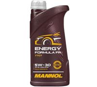 Mannol 1 Litre Energy Formula FR 5W-30 Engine Oil 7707 API SN ACEA A5/B5 Fully Synthetic Ester Technology