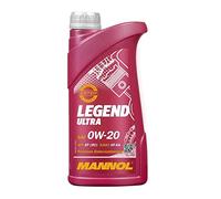 Mannol 1 Litre Legend Ultra 0W-20 Engine Oil 7918 API SP Bi-Synthetic PAO And Ester Technology