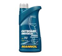 Mannol 1 Litre Outboard Engine Oil 7208 API TC Universal Mineral Based For Two-Stroke Petrol Engines
