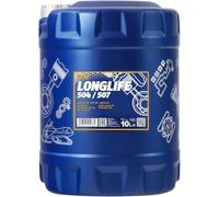 Mannol 10 Litres Longlife 504/507 5W-30 Engine Oil 7715 API SN Universal Fully Synthetic