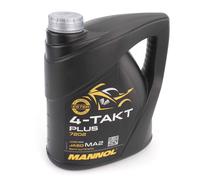MANNOL 4L 4-Takt Plus 10W-40 4 Stroke Engine Oil API SL JASO MA/MA2