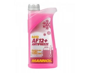 Mannol 1L Af12+ Red Antifreeze Coolant Concentrated To -40 Celsius (Longlife)