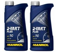 Mannol 2-T Plus Universal Semi Synthetic 2 Stroke Oil, JASO FD API TC