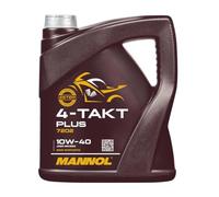 MANNOL 4L 4-Takt Plus 10W-40 4 Stroke Engine Oil API SL JASO MA/MA2