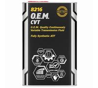 MANNOL 4 Litres Metal ATF CVT Gear Oil 8216 Synthetic Based For Continuously Variable Transmission