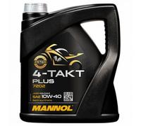 Mannol 4-Takt Plus 10W-40 4 Stroke Motorcycle Engine Oil Api Sl Jaso Ma/ma2 4L