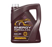 Mannol 5 Litre Energy Formula C4 5W-30 Engine Oil 7917 API SN ACEA C4 Univers...