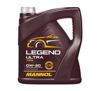 Mannol 5 Litre Legend Ultra 0W-20 Engine Oil 7918 ILSAC GF-6A Premium Bi-Synthetic PAO And Ester Technology