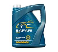 Mannol 5 Litres Safari 20W-50 Engine Oil 7404 API SN/CH-4 Universal Synthetic And Mineral Based