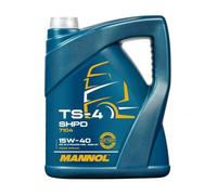 Mannol 5 Litres TS-4 SHPD 15W-40 Engine Oil 7104 API CI-4 Plus All Weather Mineral-Synthetic Based