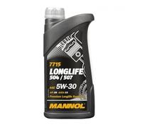 Mannol 7715 Longlife 504/507 5W-30 Fully Synthetic Engine Oil API SN ACEA C3-1L Metal