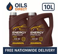 Mannol 5L Premium 5W30 Fully Synthetic Long Life Engine Oil Low Saps C3 Dexos2