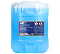 Mannol 20 Litre AG11 Longterm Antifreeze ASTM USA D3306 For G11 Blue Frost Protection