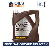 MANNOL ANTIFREEZE AF12+ LONGLIFE RED SUMMER - WINTER CONCENTRATED COOLANT 5L