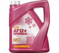 MANNOL Antifreeze AF12+ Longlife Red Summer - Winter Coolant Concentrate 5L