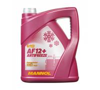 MANNOL Antifreeze AF12+ Longlife Red Summer - Winter Coolant Concentrate 5L