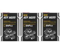 Mannol ATF AG55 Synthetic Automatic Transmission Fluid ATF, ZF 6HPxx, 3 Litres