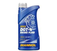 Mannol Brake Fluid 1L DOT 4 for VW Opel Ford Fiat Audi Mercedes Seat Skoda