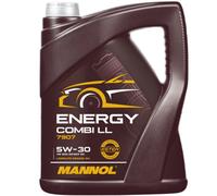 Mannol Energy Combi Ll 5W-30 Pao Ester Fully Synthetic Engine Motor Oil 5 Litre