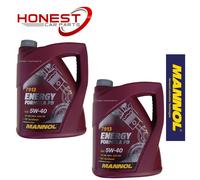 Mannol Energy Formula 5W-40 Car Engine Oil ACEA A3/B4 VW Fully Synthetic 5L X2