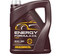 Mannol Energy Formula C4 5W30 Engine Oil Fully Synthetic MB 226.51/229.51 5L