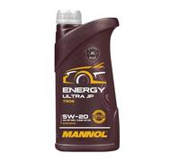 MANNOL ENERGY Ultra JP 20 API SN Engine Oil, 1 Litre, Yellow-brown