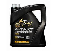 Mannol Engine Oil 4-Takt Motorbike 10W-40 Synthetic Ester 7812 Antiwear 4 Litre