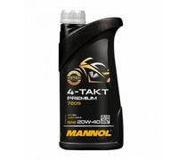 Mannol Engine Oil 4-Takt Premium Sae 20W-40 4 Stroke Motorbike Jaso Ma2 1 Litre