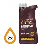 Mannol 1 Litre Legend Extra 0W-30 Engine Oil 7919 API SP Universal Bi-Synthetic PAO And Ester Technology
